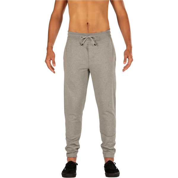 GG polyester trousers with Web label in grey