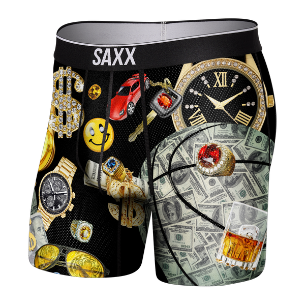 Money Baller' Print Boxer Underwear for men - Saxx