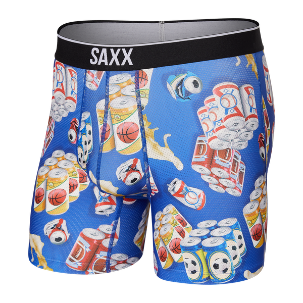 SAXX Men's Underwear – VOLT Boxer Brief, Canadian Lager, Medium 
