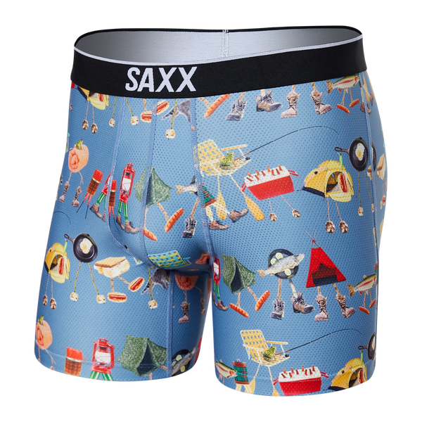 Volt Boxer Brief : Ripple Camo  Saxx Underwear – Mesbobettes
