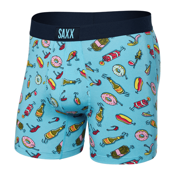 SAXX DropTemp Cooling Cotton Slim Fit Boxer Brief Budweiser Size