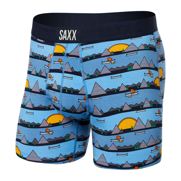 Saxx, Underwear & Socks, Nib Saxx Xl Vibe Modern Fit Stretch 5 Boxer  Briefs In Blue Stripe