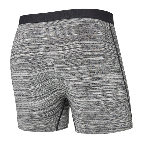 SAXX Underwear - ULTRA Boxer Brief Fly - Grey banner stripe - Size Small -  for sale online