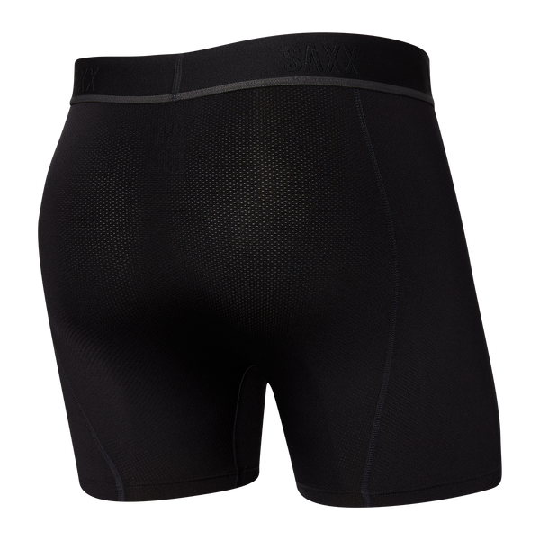 SAXX Kinetic Stretch Boxer Briefs - Men's Boxers in Blackout
