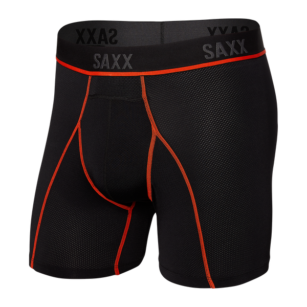 Saxx Kinetic HD Ballpark Pouch Boxer Briefs Red Sz XXL