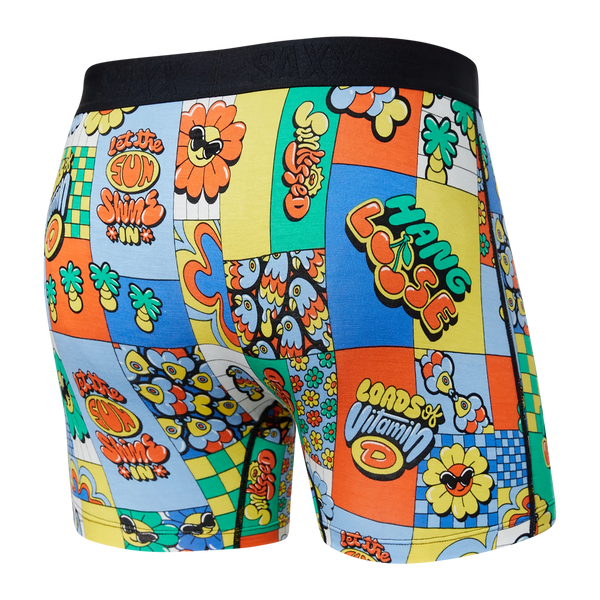 Sunset wave boxer brief VIBE, Saxx
