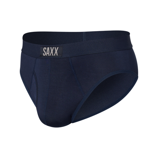 Saxx Underwear Men's Boxer Briefs- Ultra Boxer Briefs with Fly and Built-in  Ballpark Pouch Support – Underwear for Men, Storm Blue Buffalo Check