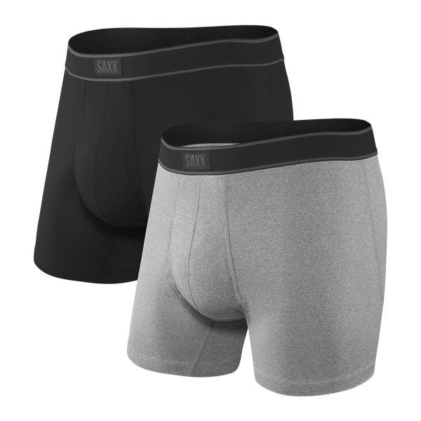 SAXX Underwear Co. Men's Underwear - Daytripper Boxer Briefs with Built-in  Pouch Support Underwear for men, Pack of 3,Black,Small at  Men's  Clothing store