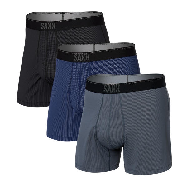 Quest Loose Fit Boxer 3-Pack in Assorted Colors