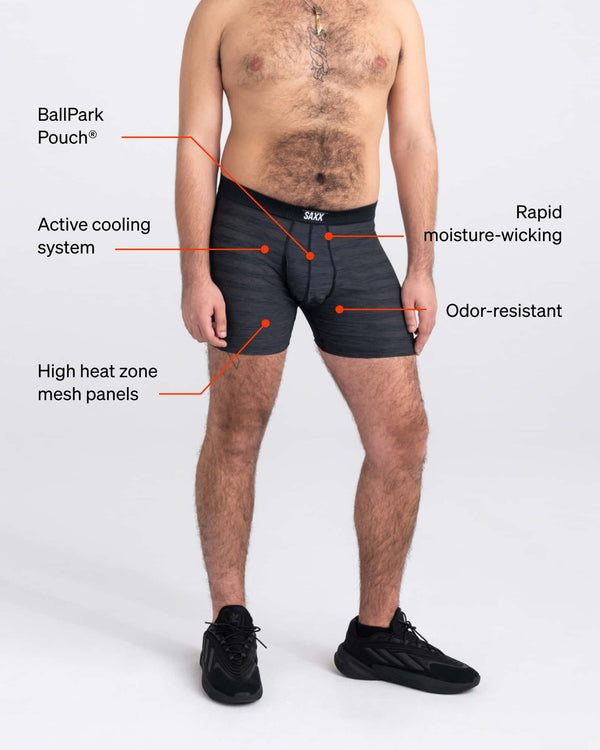 DropTemp Cooling Mesh Boxer Brief technology graphic