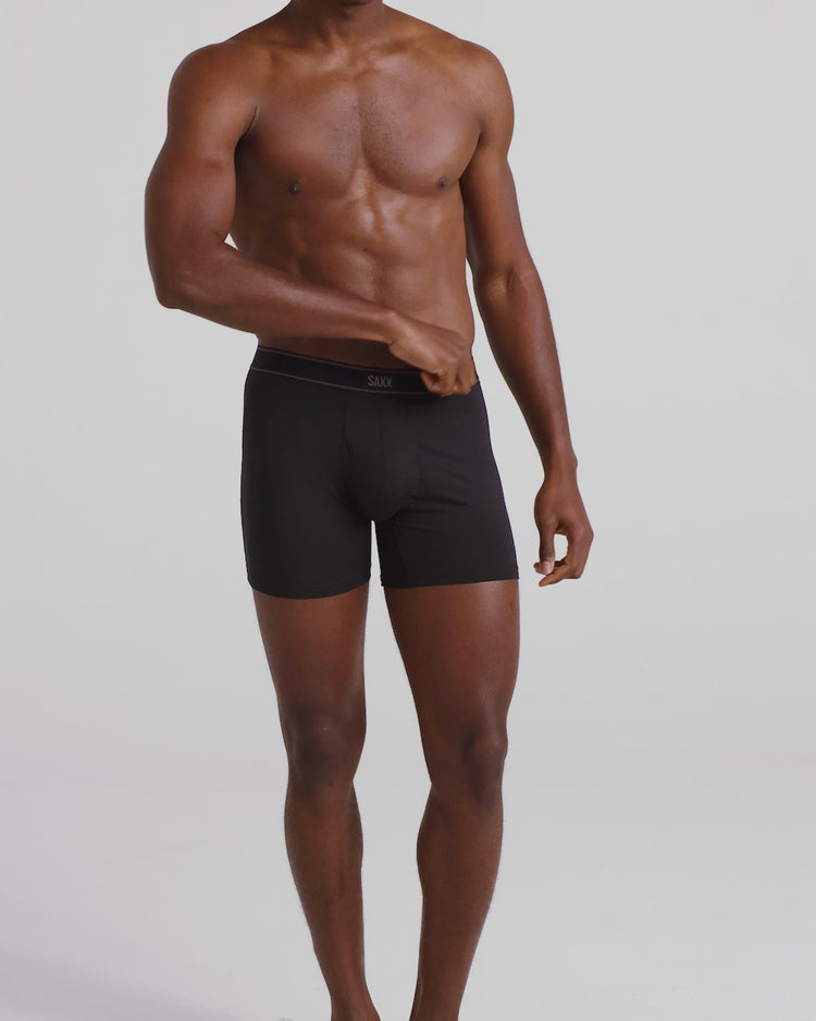 Video of model wearing Daytripper Comfort Stretch Boxer Brief