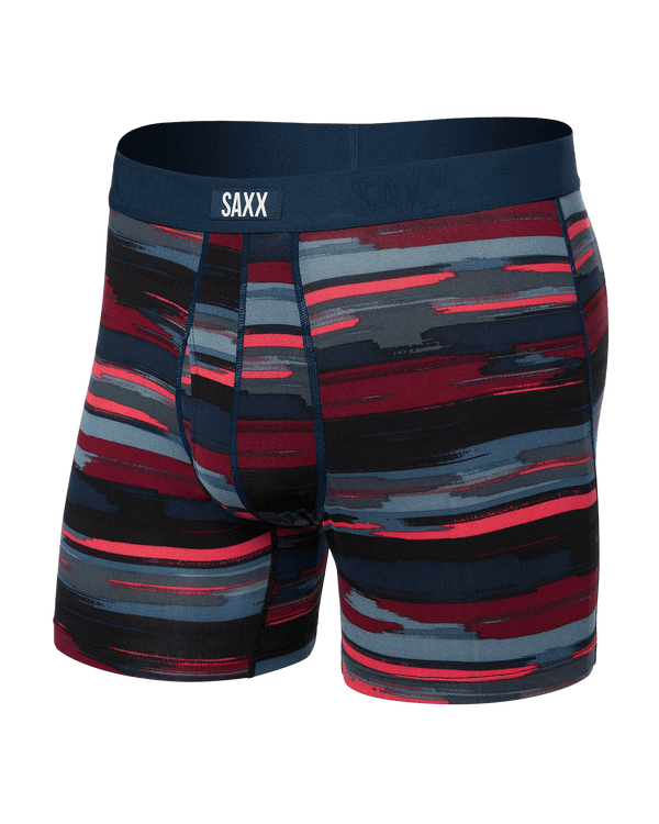 Front of Daytripper Boxer Brief in Abstract Stripe-Multi