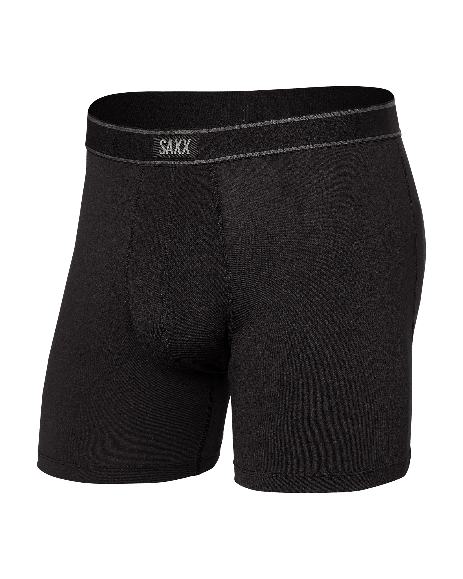 Front of Daytripper Boxer Brief Fly in Black