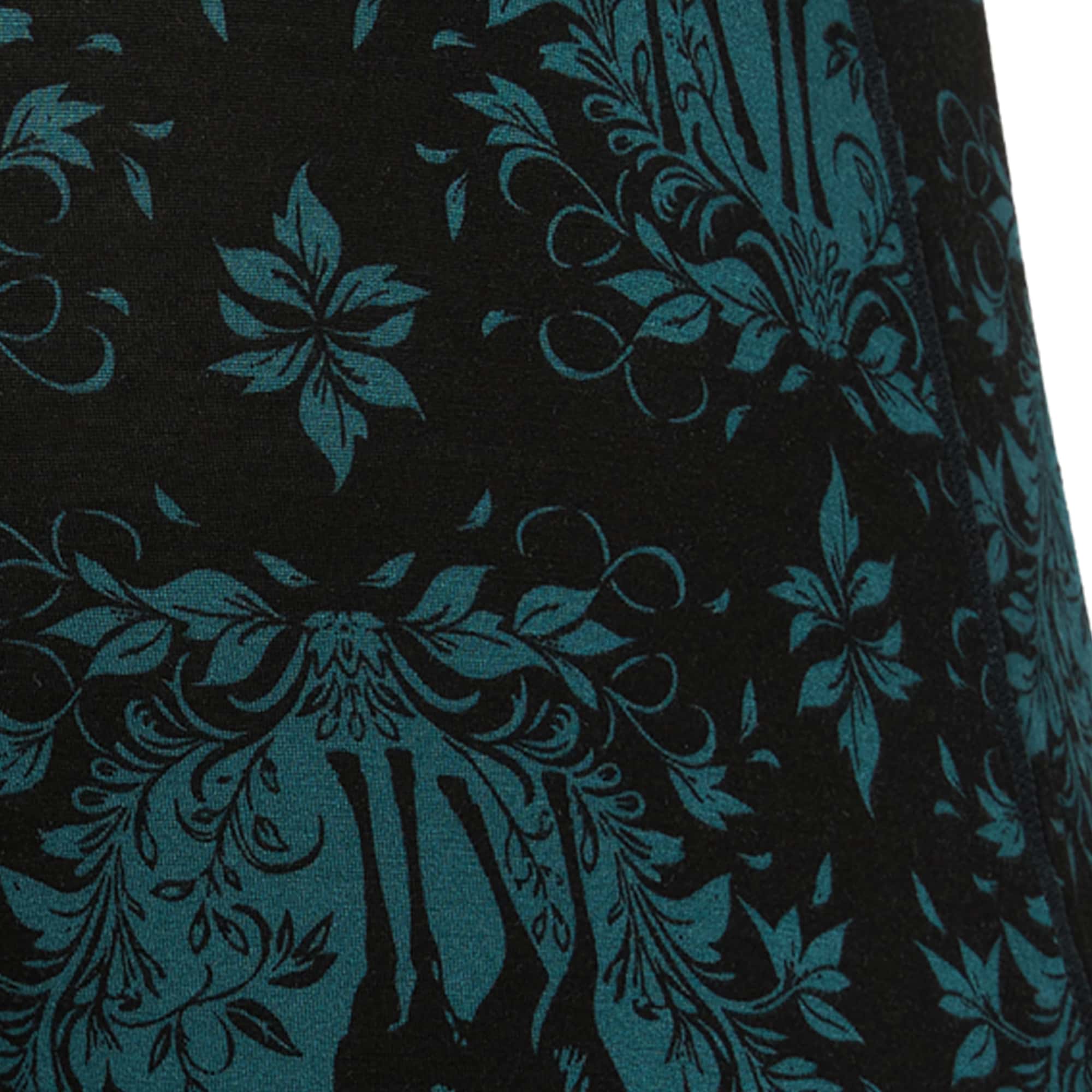 Swatch of Ultra Super Soft Boxer Brief in Deer Damask-Black