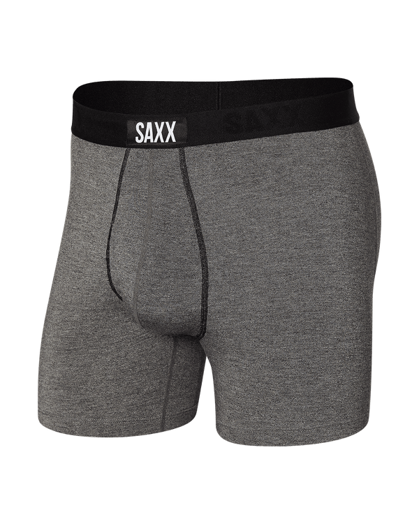 Front of Ultra Boxer Brief Fly in Salt & Pepper