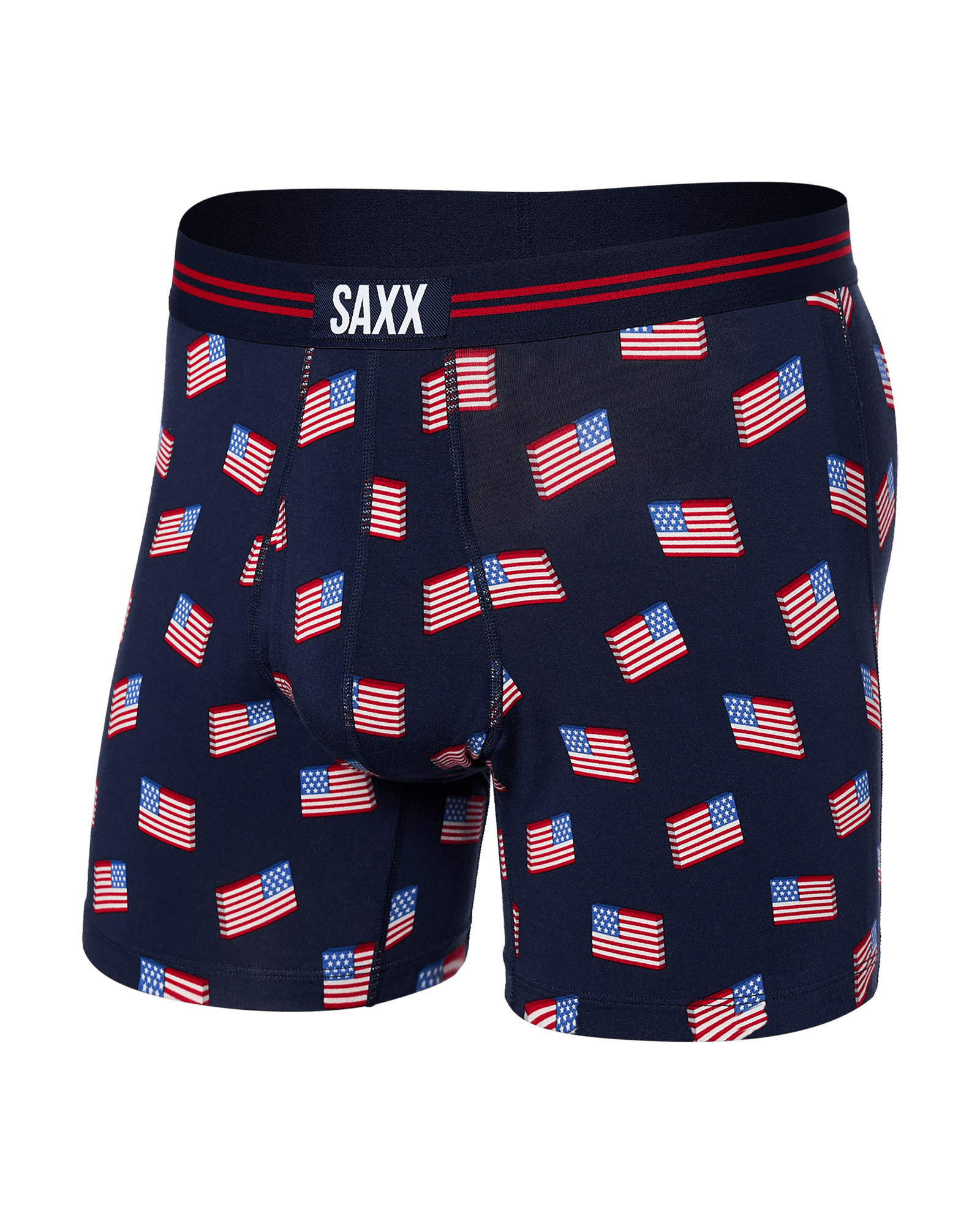 Front of Ultra Boxer Brief in Stars And Stripes- Navy