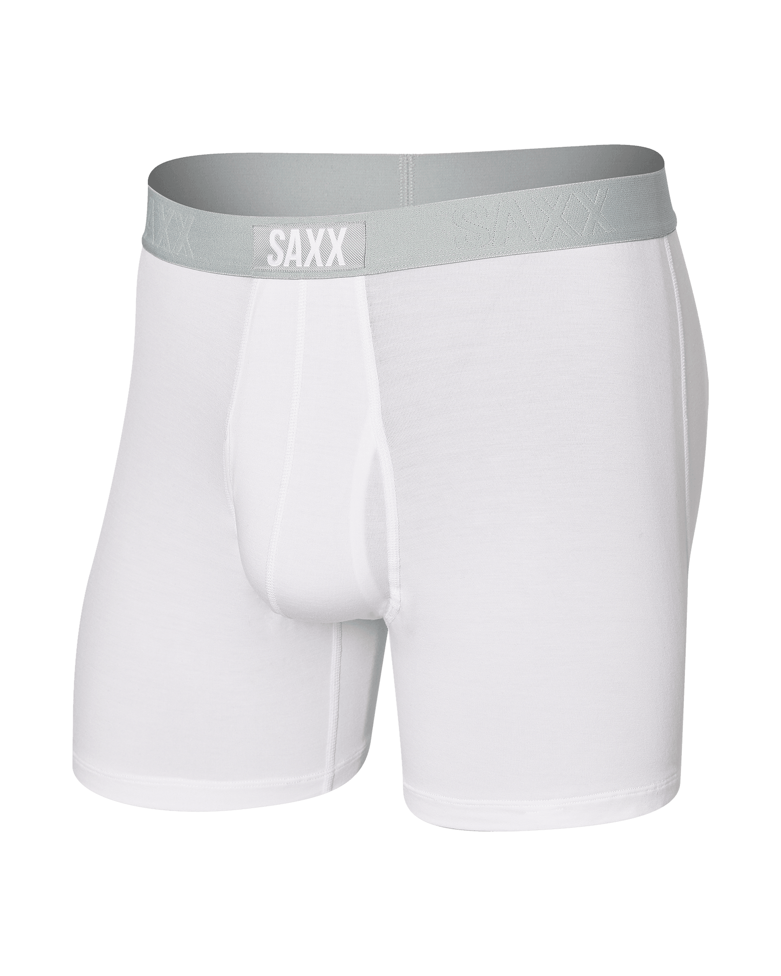 Front of Ultra Boxer Brief Fly in White