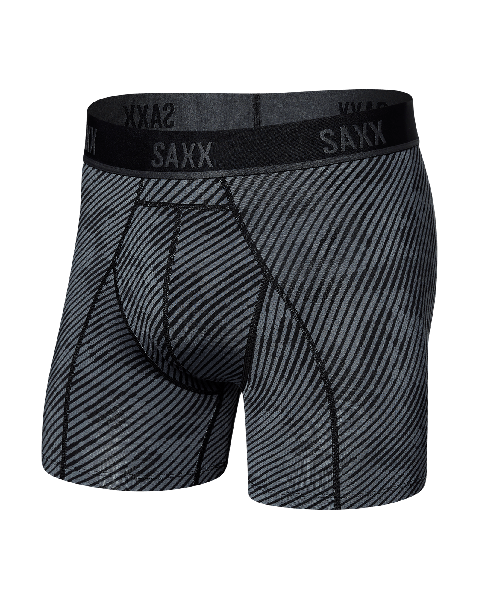 Kinetic Light Compression Mesh Boxer Brief Optic Camo Black SAXX Underwear