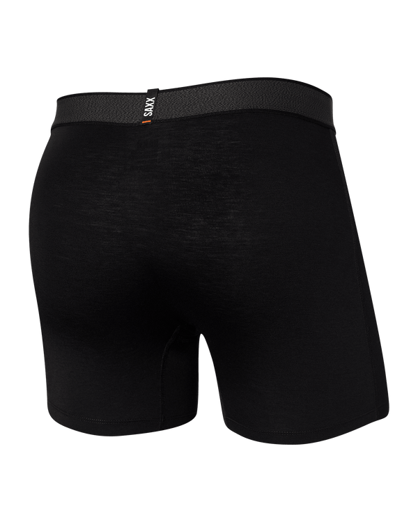 Back of Roast Master Boxer Brief Baselayer in Black