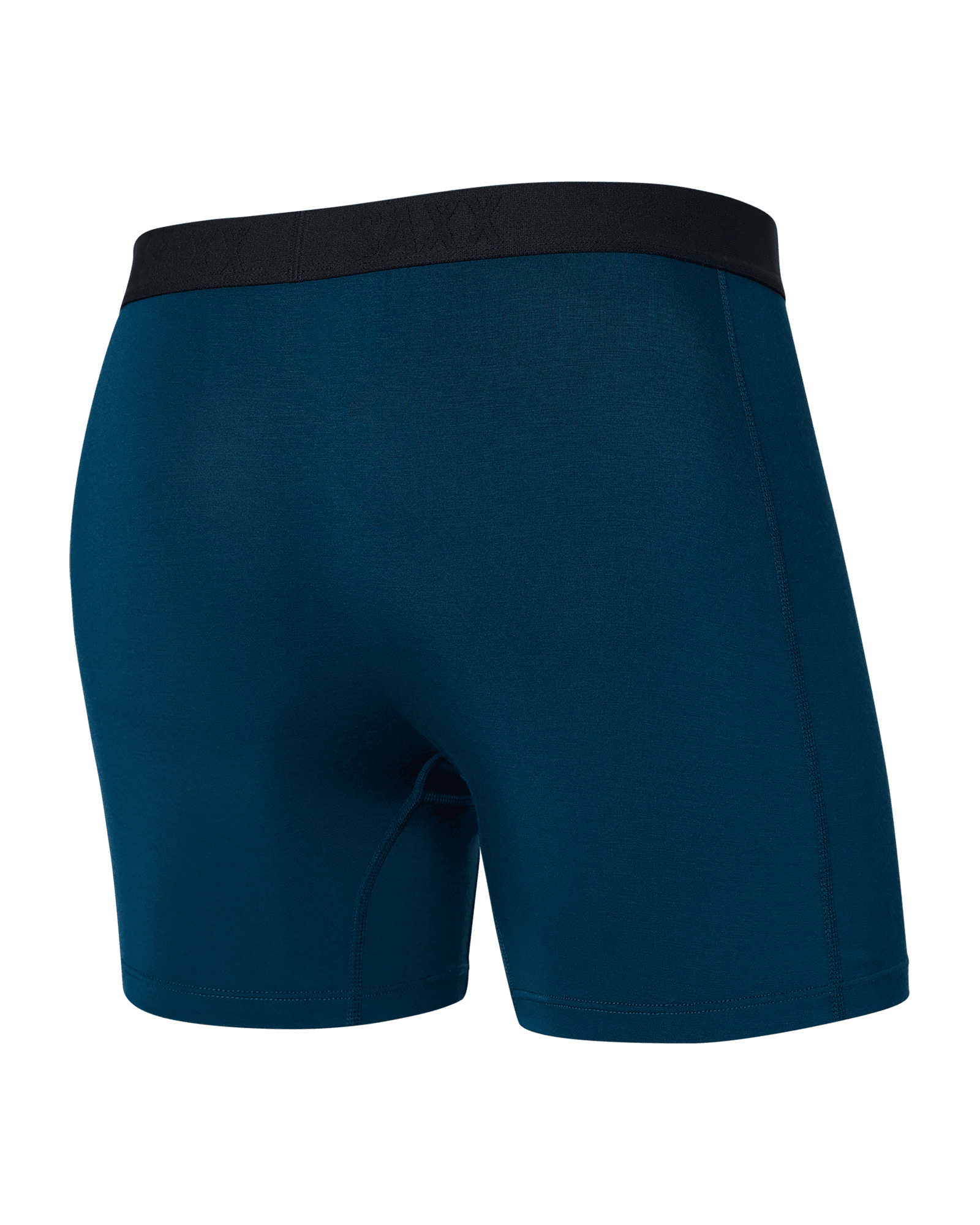 Back of Vibe Super Soft Boxer Brief in Anchor Teal