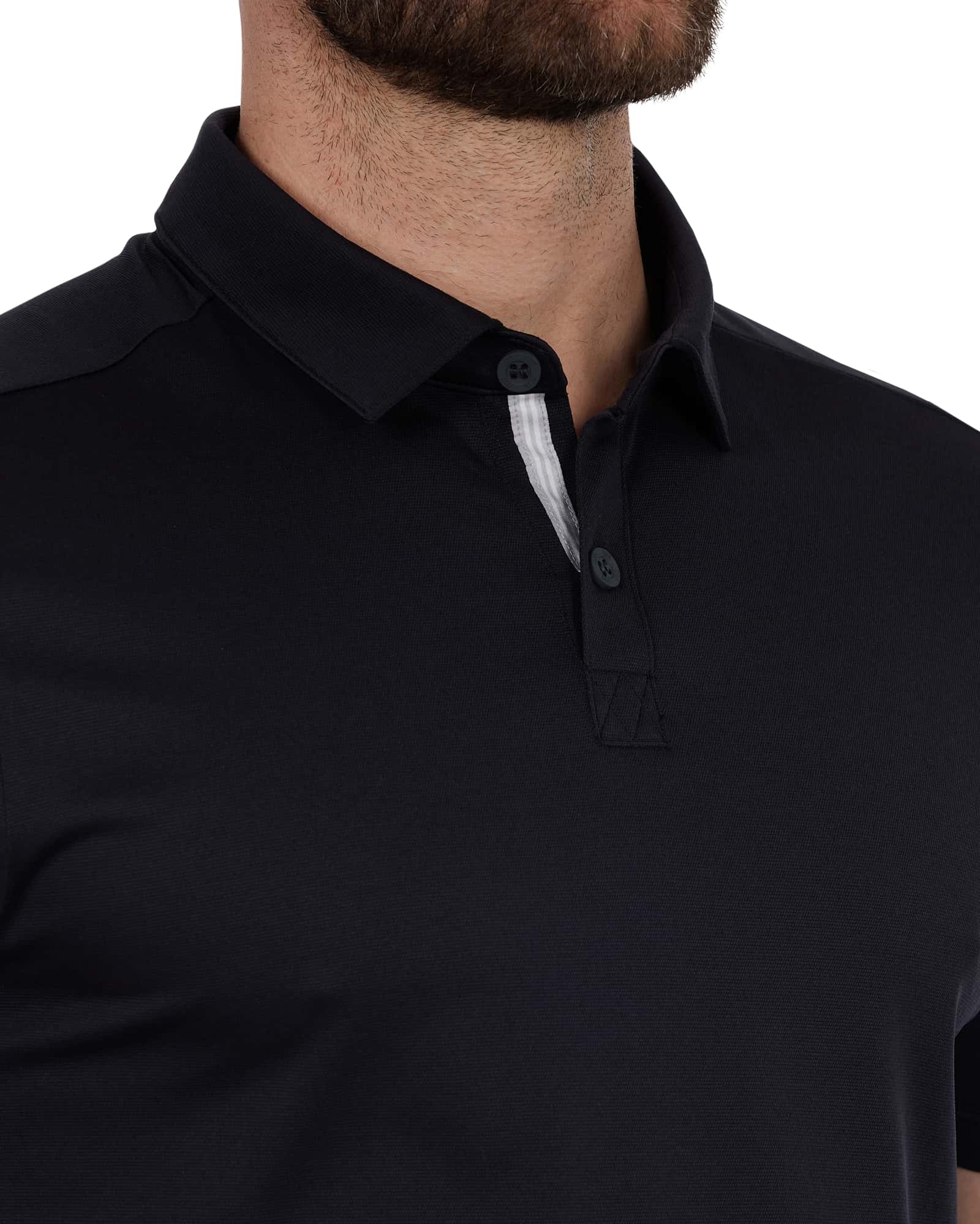 Technical Feature of Droptemp Dry Polo in Black