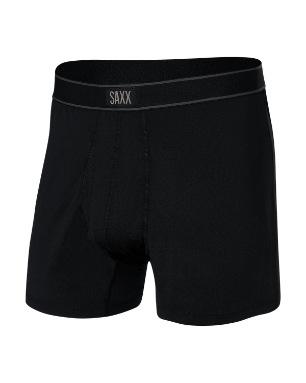 Front of Daytripper Loose Boxer Fly in Black