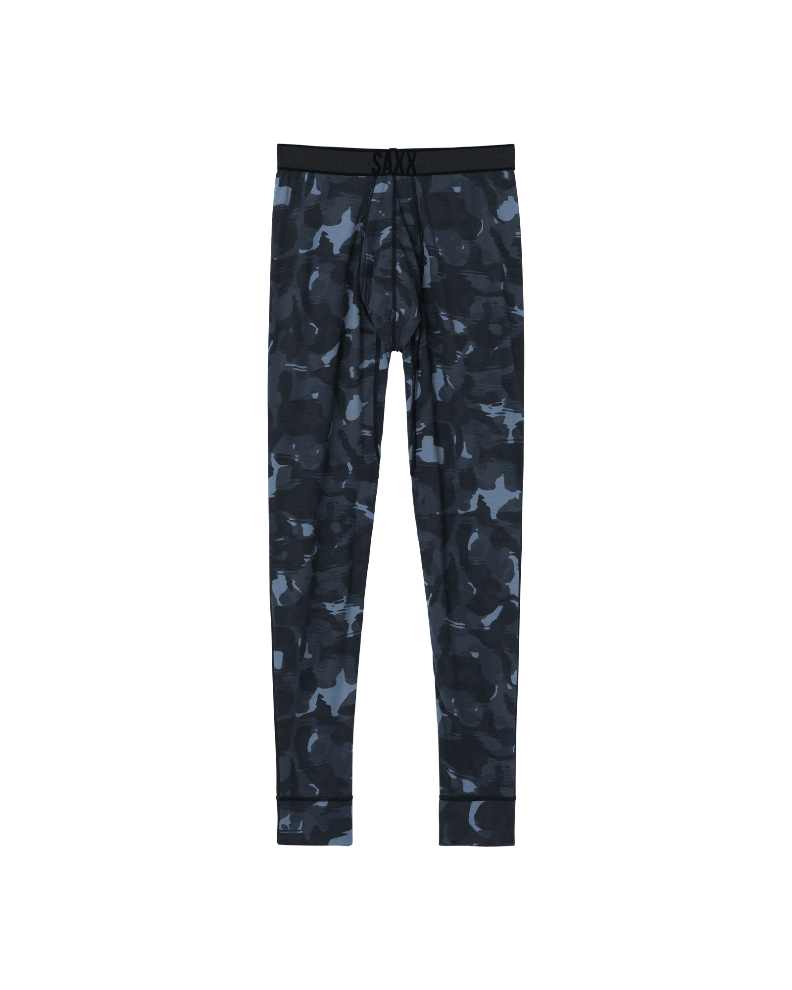 Front - Model wearing  Roast Master Baselayer Mid-Weight Bottom Fly in Daybreak Camo-Flintstone