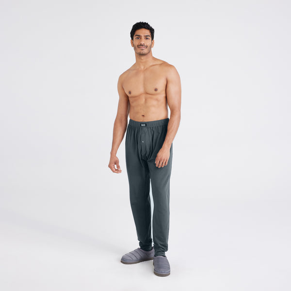 Front - Model wearing  Droptemp® Cooling Sleep Sleep Pant in Turbulence