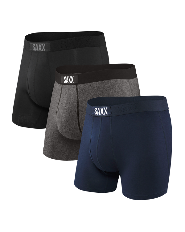 Front of Ultra Boxer Brief Fly 3Pack in Classic Ultra 18