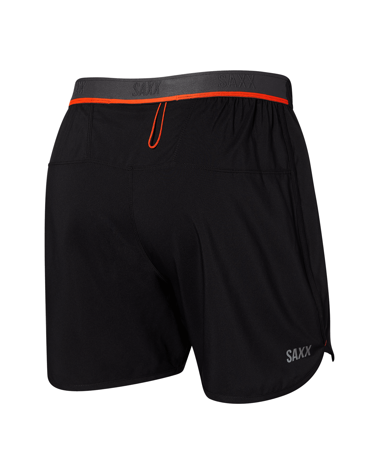 Back of Hightail 2N1 Run Short 5" in Black