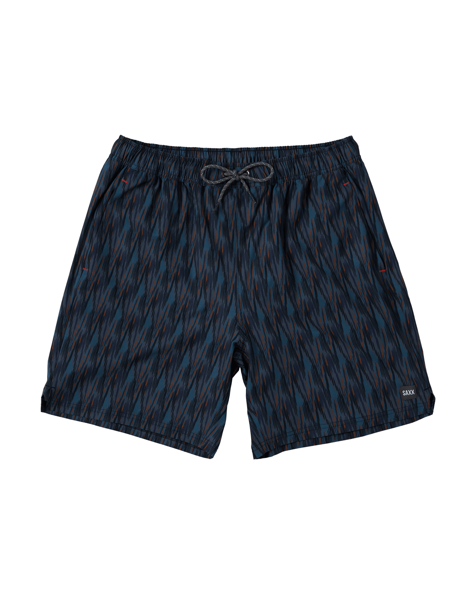 Front of Multi-Sport 2N1 Short Regular in Brushed Ikat-Turbulence