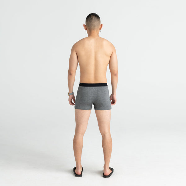 Back - Model wearing Vibe Trunk 2 Pack in Black/Grey