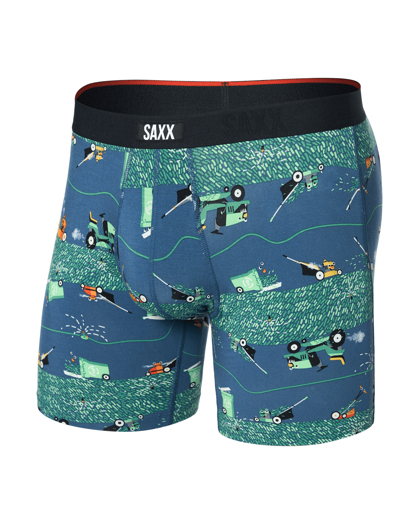 Front of Vibe Xtra Boxer Brief Fly in Buzzcut-Dark Denim