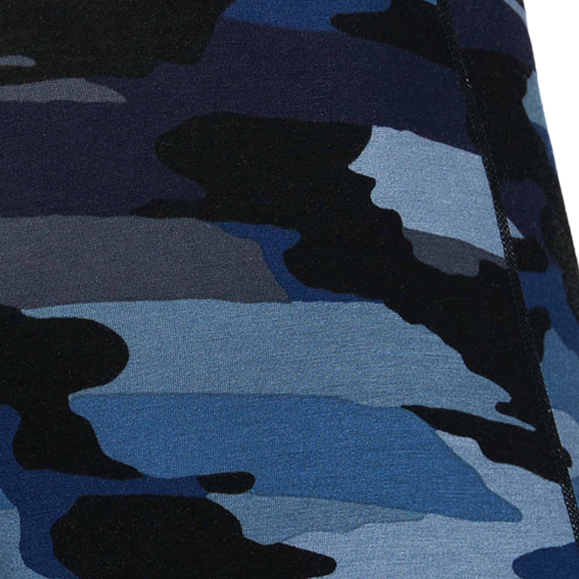 Swatch of Vibe Xtra Boxer Brief in Cloudbank Camo-Navy