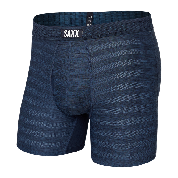 SAXX Men's DropTemp Cooling Mesh Boxer Briefs - Mid Grey Heather $ 38