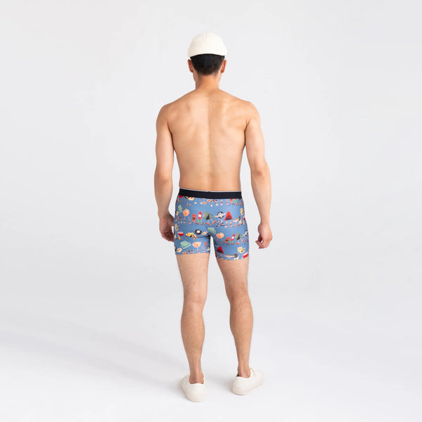 SAXX Underwear Volt Breathable Mesh Encanto Mesa-Print Boxer