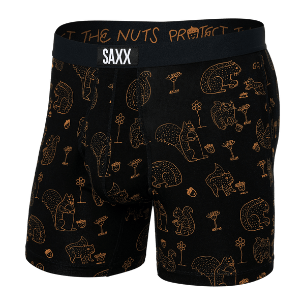 Saxx Ultra Boxers - What To Play - Black