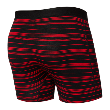 Platinum Men's Boxer Brief - Black/Red Tidal Stripe| – SAXX Underwear