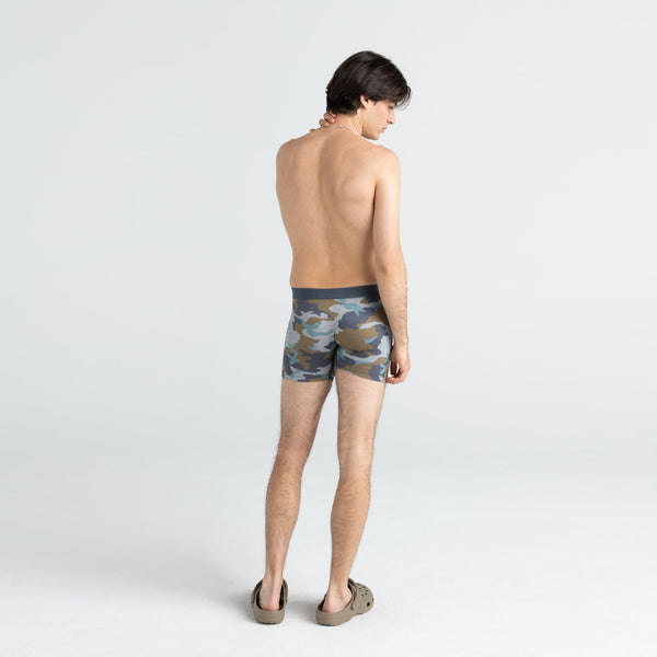 Vibe Super Soft Jersey Boxer Brief in Black Candy Canes by SAXX