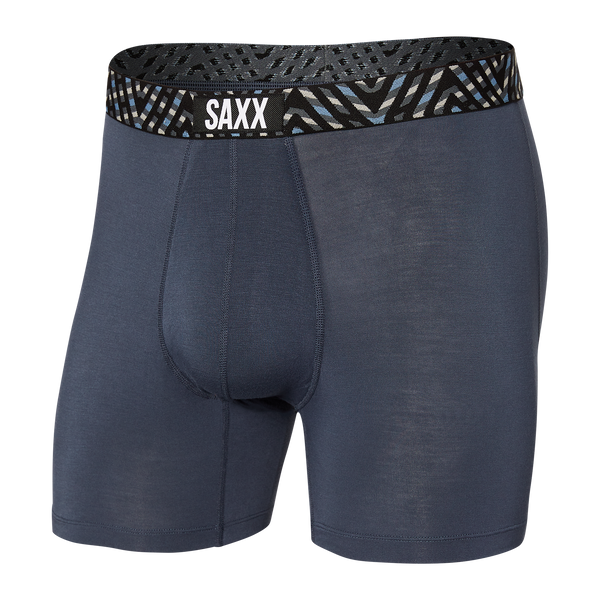 Vibe Boxer Brief - India Ink/ Amaze-Zing Waistband | – SAXX Underwear