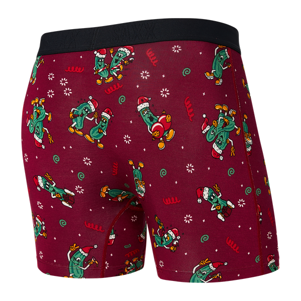Vibe Boxer Brief - Pickled- Merlot | – SAXX Underwear