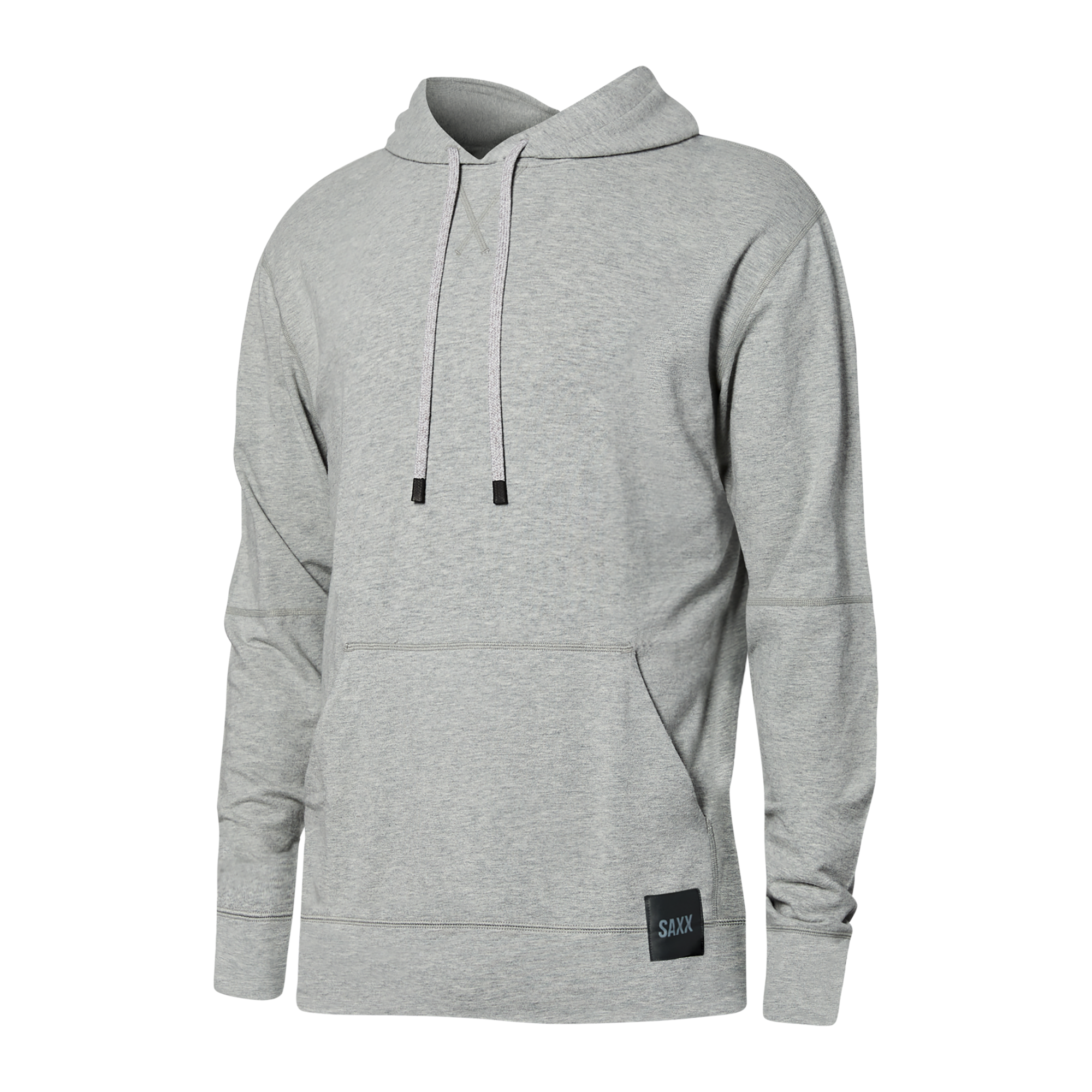 Front of 3Six Five Hoodie Lounge in Ash Grey Heather