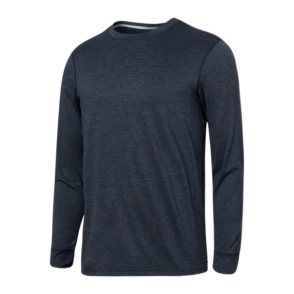 DropTemp™ All Day Cooling Long Sleeve Crew - Turbulence Heather ...