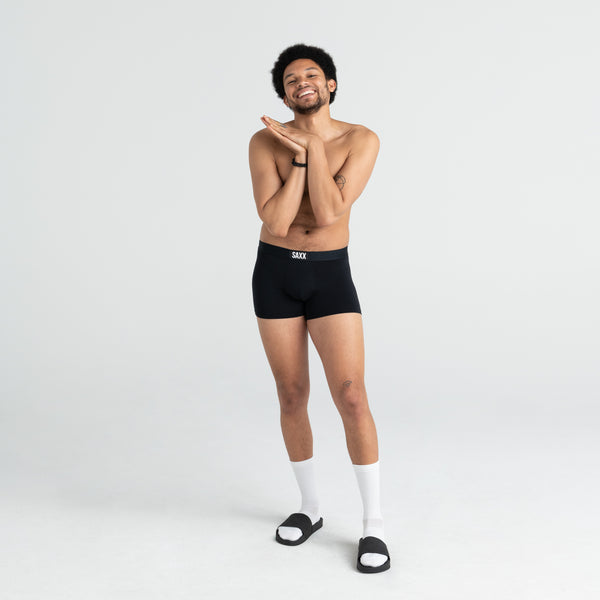 Saxx Men's Underwear - Vibe Super Soft Trunk Briefs with Built-in